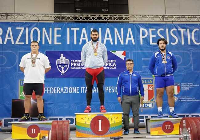 Mirco Brandi pesistica Novara