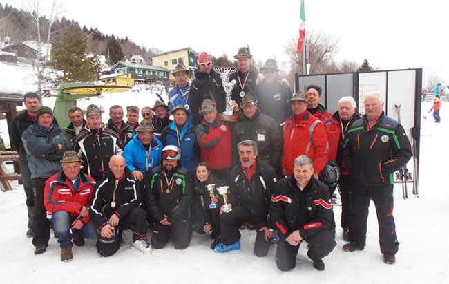 alpini sci domobianca gruppo