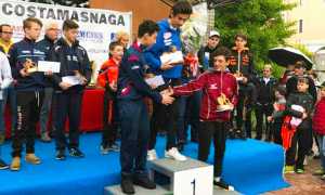 bozzola pedale como podio