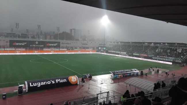 lugano campo allagato