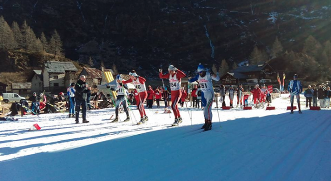 riale sci fondo gara