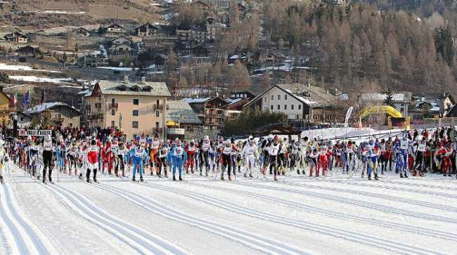 sci di fondo marcia gran paradiso