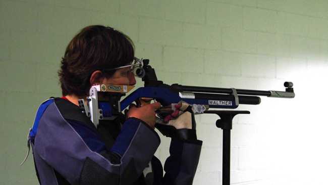 tiro segno fucile Lucia Pirazzi in azione