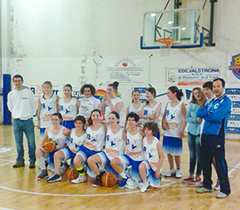 b squadra giovani basket
