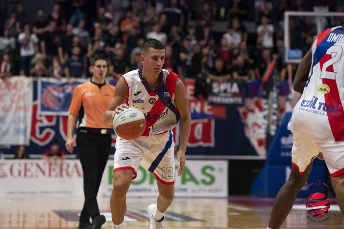 Bortolani (Pallacanestro Biella):"Voglio continuare a crescere"