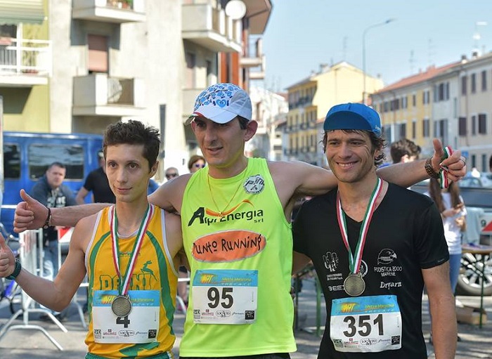 Mattia Parravicini e Charlotte Bonin vincono la mezza maratona di Trecate