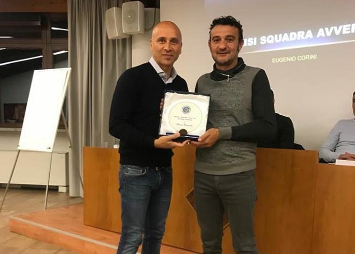 Un premio speciale per Tiziano Romanello, mister vincente dei 2001 a Borgomanero 
